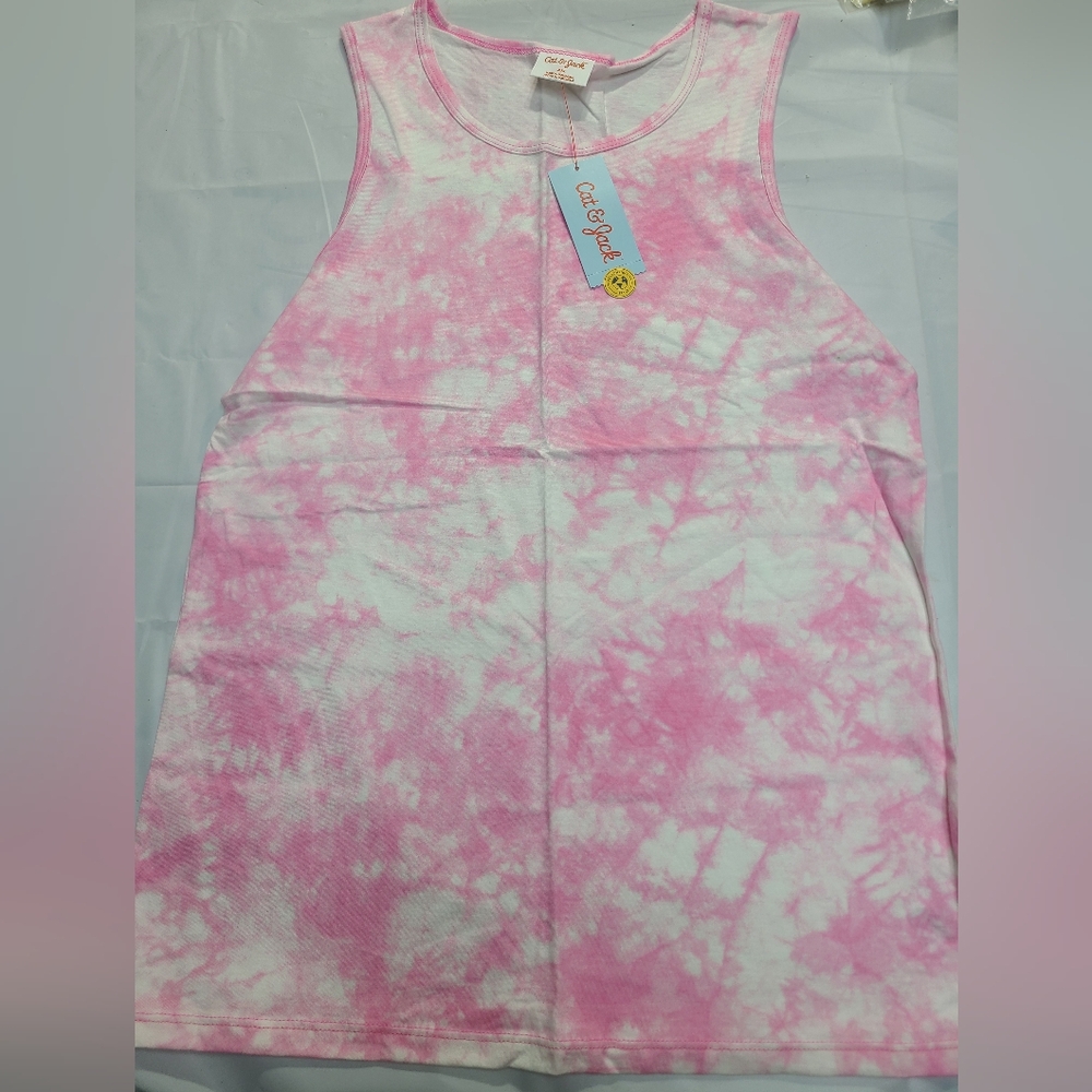 Kids' Tank Top Cat & Jack Bright Pink Size XXL - Picture 2 of 5